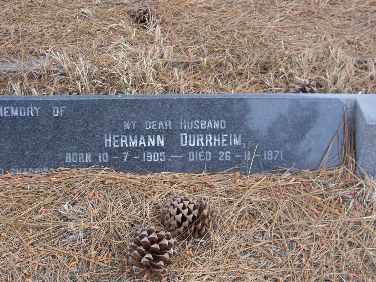 DURRHEIM Hermann 1905-1971
