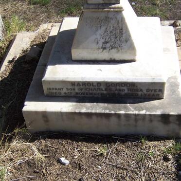 DYER Harold Gordon -1884 