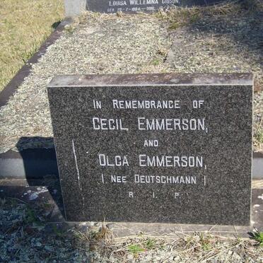 EMMERSON Cecil &amp; Olga DEUTSCHMANN