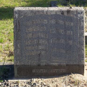 EMMERICK William J. 1881-1947 &amp; Cathrina Elizabeth 1882-1965