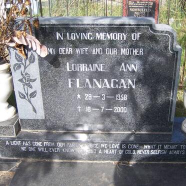 FLANAGAN Lorraine Ann 1958-2000