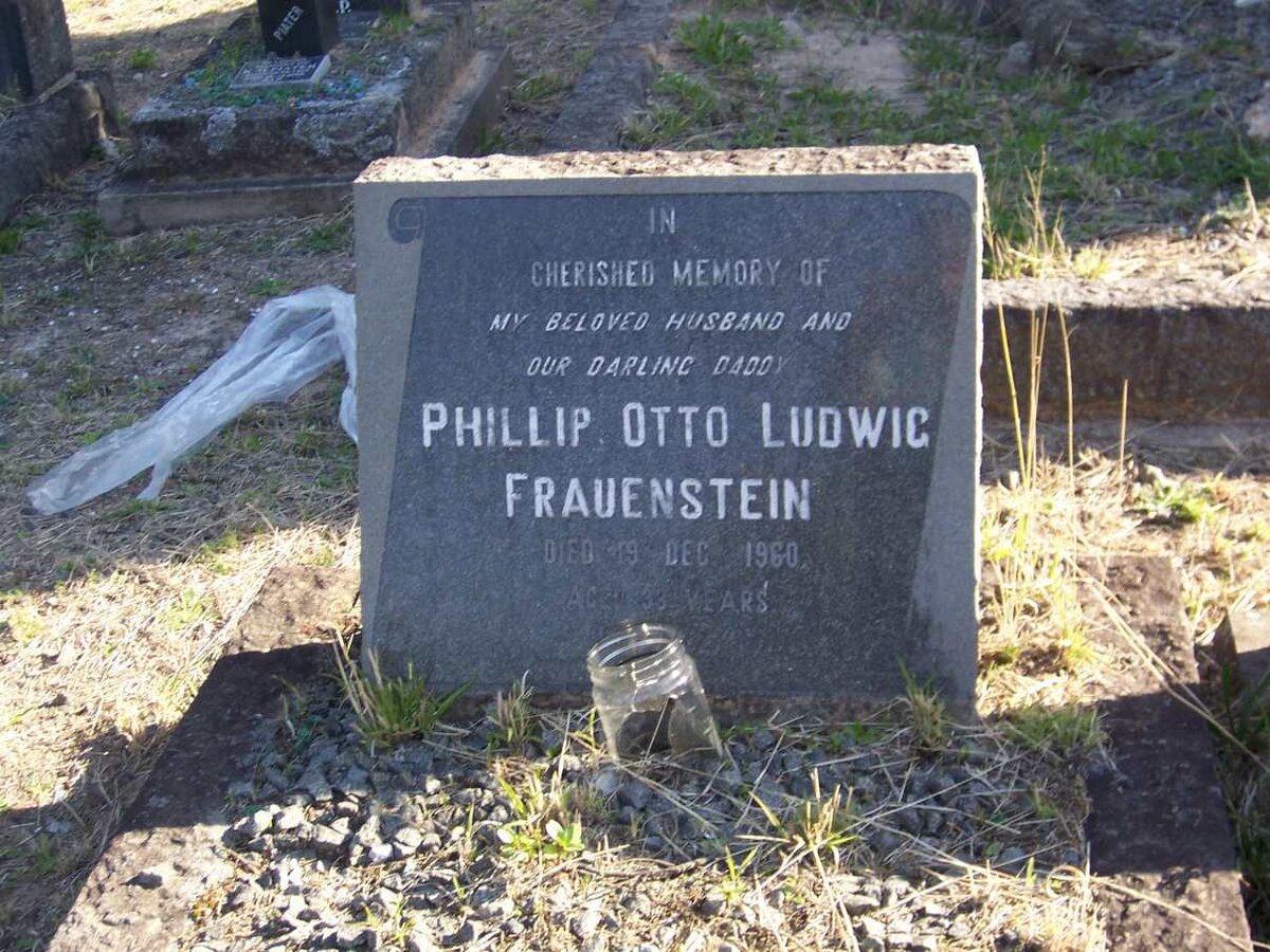 FRAUENSTEIN Phillip Otto Ludwig -1960