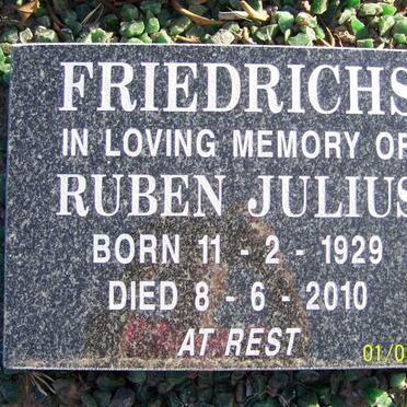 FRIEDRICHS Ruben Julius 1929-2010