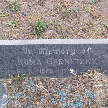 GERNETZKY Roma 1953-1953