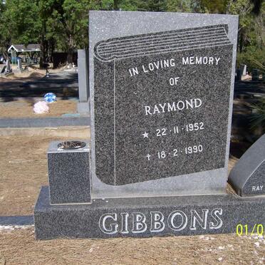 GIBBONS Raymond 1952-1990