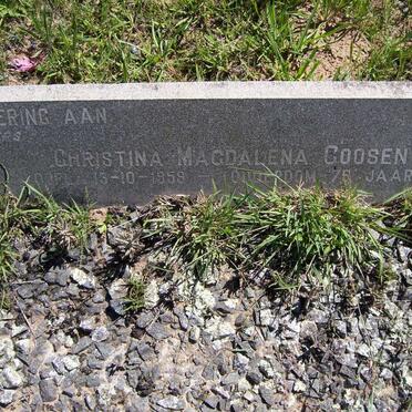 GOOSEN Christina Magdalena -1959