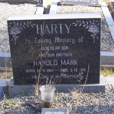 HARTY Harold Mark 1961-1981