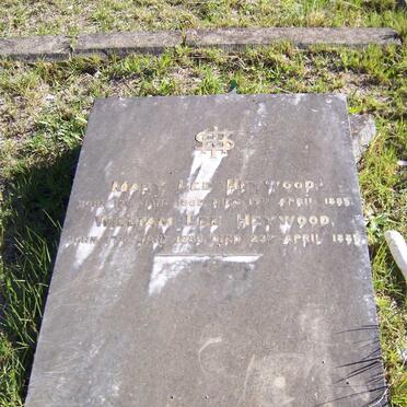 HEYWOOD William Lee 1885-1885 :: HEYWOOD Mary Lee 1885-1885