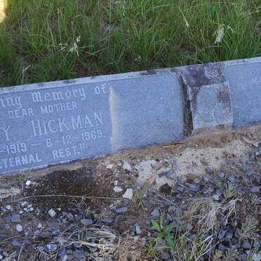 HICKMAN Charles 1880-1963 & Daisy 1919-1969