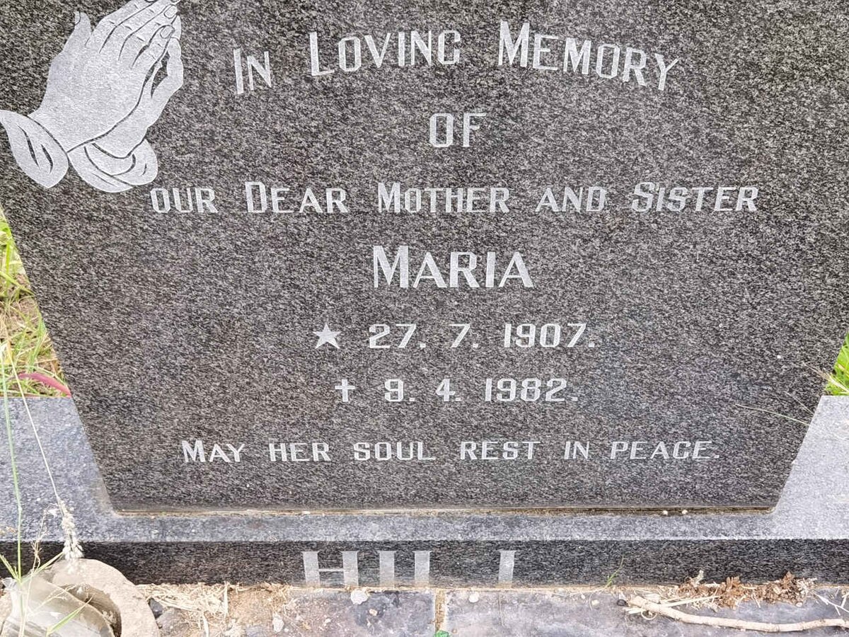 HILL Maria 1907-1982