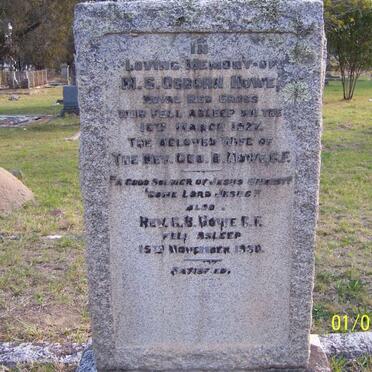 HOWE Rev G.B. -1930 &amp; M.S. Osborn -1927