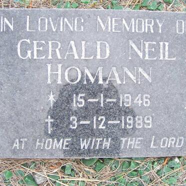 HOMANN Gerald Neil 1946-1989