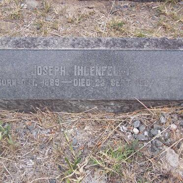 IHLENFELDT Joseph 1889-1967 &amp; Mary Edith 1884-1962