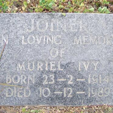 JOINER Muriel Ivy 1914-1989