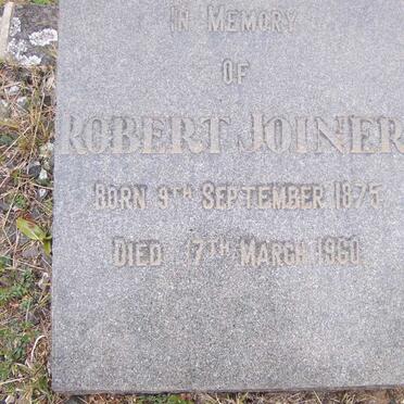 JOINER Robert 1875-1960