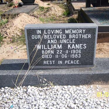 KANES William 1906-1983