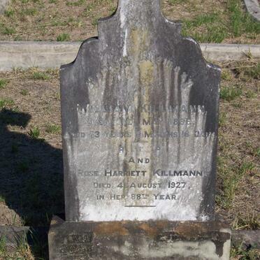 KILLMANN William -1899 &amp; Rose Harriett -1927