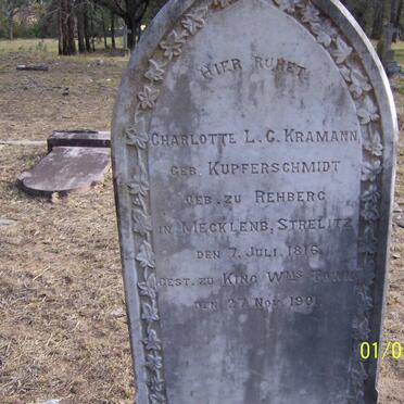 KRAMANN Charlotte L.G. nee KUPFERSCHMIDT 1816-1901