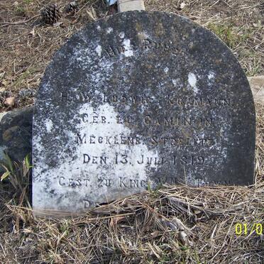 KRAMANN H.W. Ludwig 1819 -