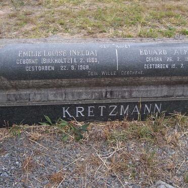 KRETZMANN Eduard Alfred 1888-1966 &amp; Emilie Louise BIRKHOLTZ 1889-1968
