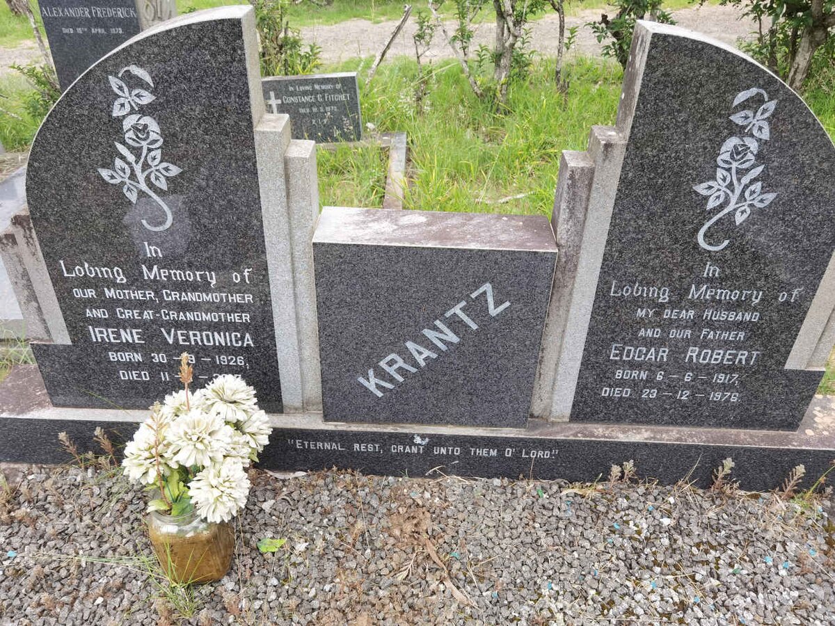 KRANTZ Edgar Robert 1917-1976 &amp; Irene Veronica 1926-19?