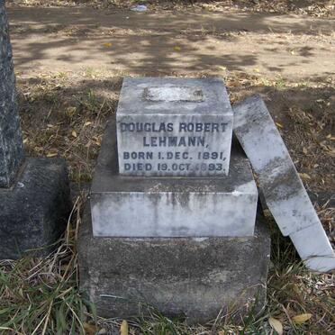 LEHMAN Douglas Robert 1891-1893