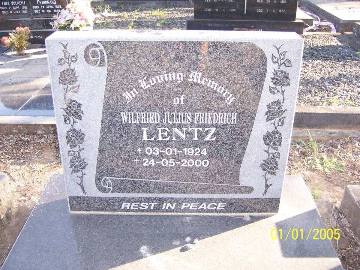 LENTZ Wilfried Julius Friedrich 1924-2000