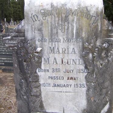 LUND Maria M.A. 1850-1935