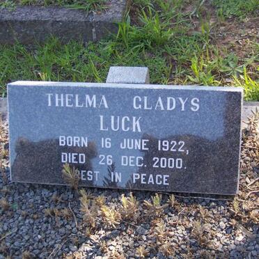 LUCK Thelma Gladys 1922-2000