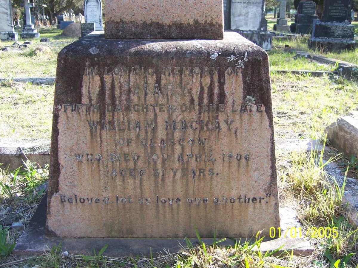 MACKAY Mary -1906
