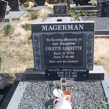 MAGERMAN Colette Lorrette 1973-1996