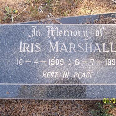 MARSHALL Iris 1909-1993