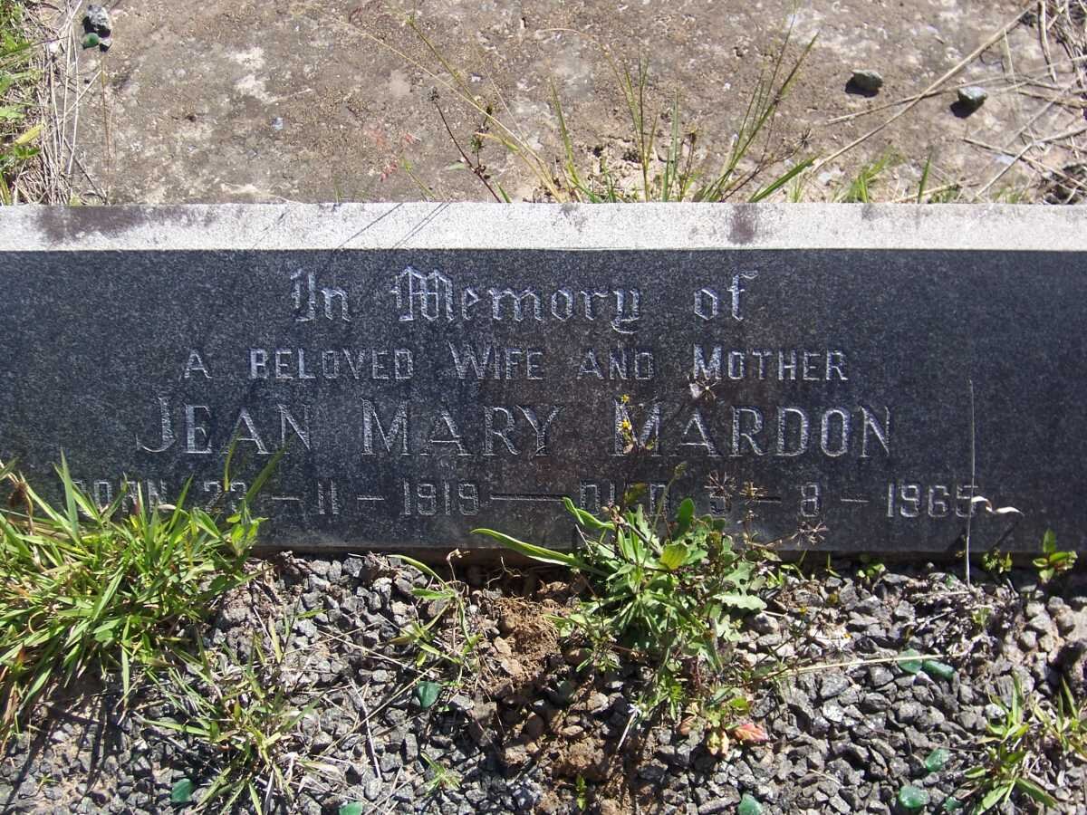 MARDON Jean Mary 1919-1965