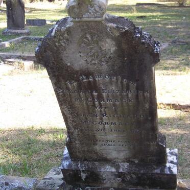 McCORMACK Susanna Elizabeth -1878