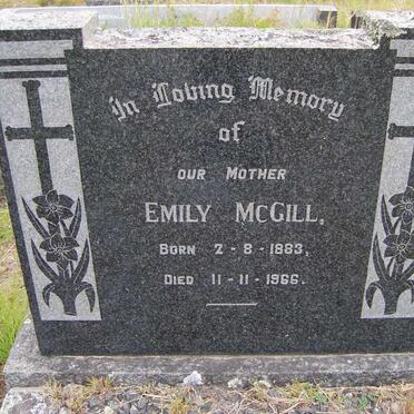 McGILL Emily 1883-1966
