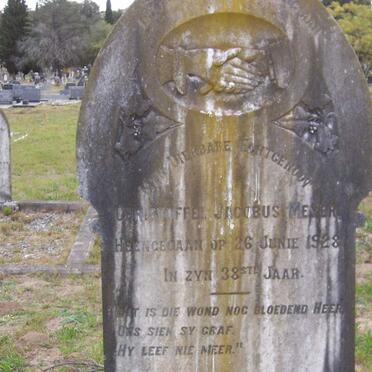 MEYER Christoffel Jacobus -1928