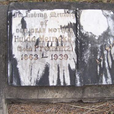 MEINEKE Hulda nee PROMNITZ 1863-1939
