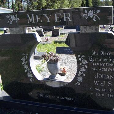 MEYER Johan W.J.S. 1940-1995