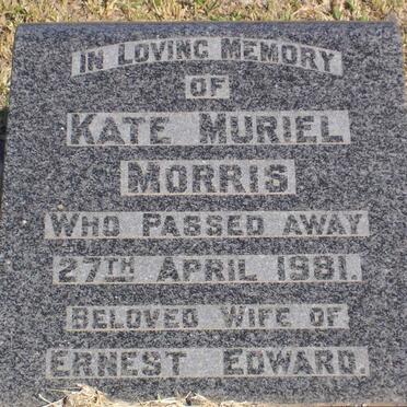 MORRIS Kate Muriel -1981