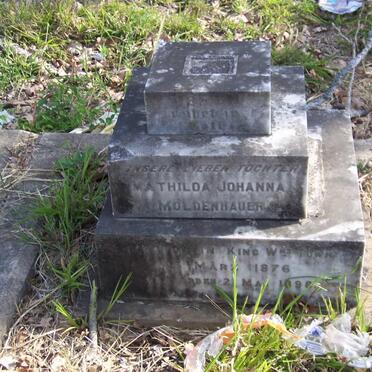 MOLDENHAUER Mathilda Johanna 1876-1898