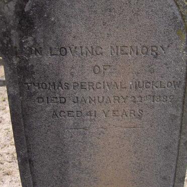 MUCKLOW Thomas Percival -1889