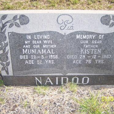 NAIDOO Kisten -1967 &amp; Muniamal -1958