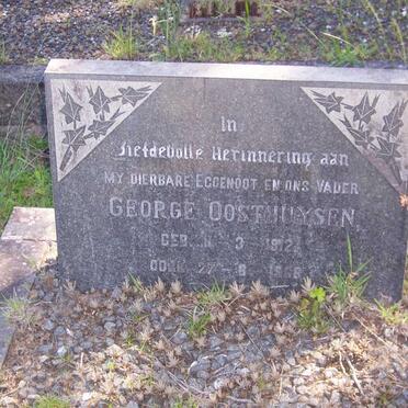 OOSTHUYSEN George 1912-1968