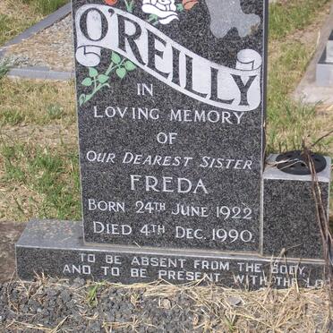O'REILLY Freda 1922-1990