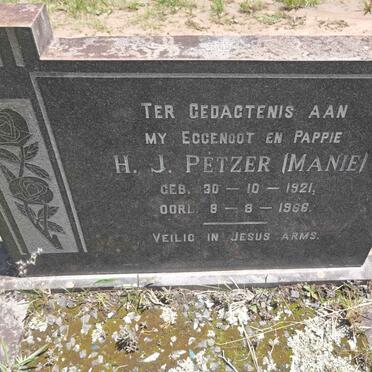 PETZER H.J. 1921-1966
