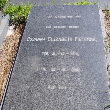 PIETERSE Susanna Elizabeth 1905-1980