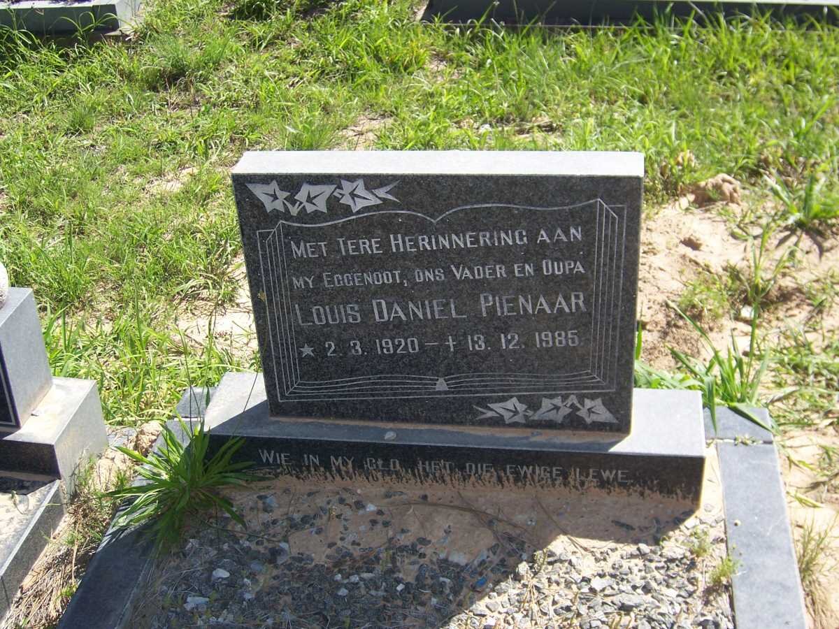 PIENAAR Louis Daniel 1920-1985