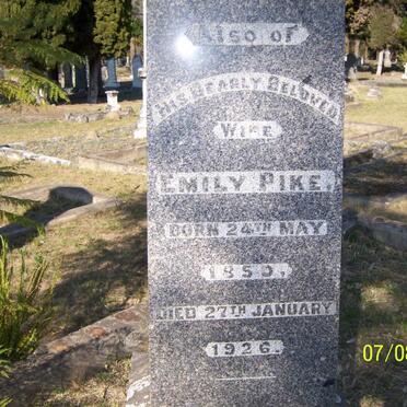 PIKE Emily 1850-1926