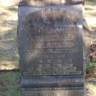 PROMNITZ Emil 1855-1935 &amp; Auguste SPORKE 1861-1947