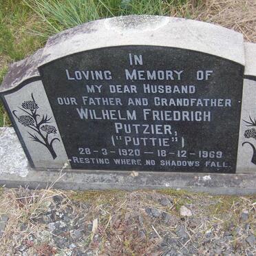 PUTZIER Wilhelm Friedrich 1920-1969